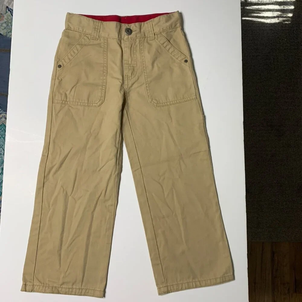 Gymboree Size‎ 5 Boys Khaki Pants Y2K! No holes, rips, or stains.